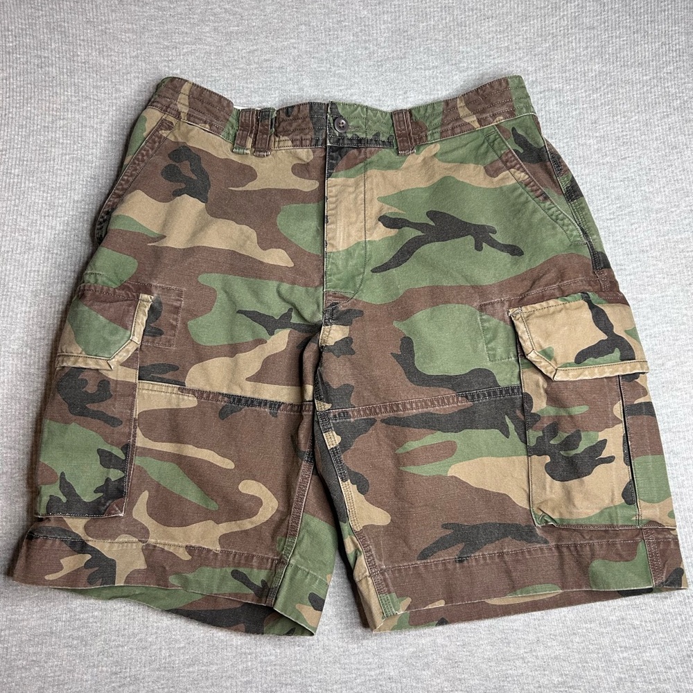 Polo Ralph Lauren Chino Camouflage Shorts Utility Military Cargo